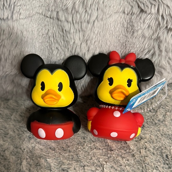 Disney Mickey and Minnie Mouse Duck Set - Picture 1 of 2